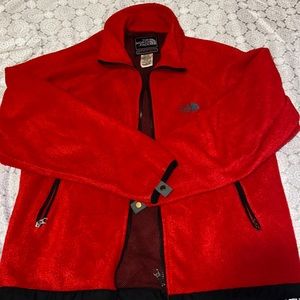 RED NORTH FACE JACKET